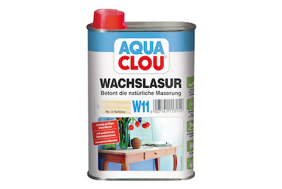 Image of Clou Aqua Wachslasur W11 farblos 250 ml