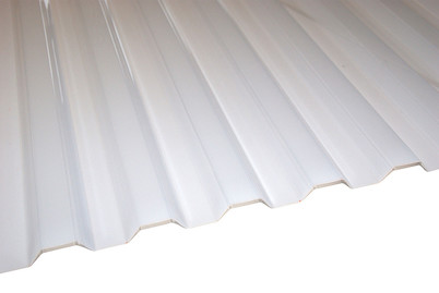 Image of Wellenplatten PVC 2.5x1.09 m natur bei JUMBO