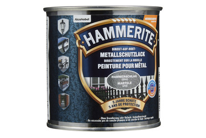 Image of Hammerite Hammerschlag grau 250 ml