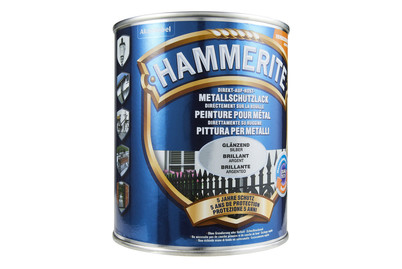 Image of Hammerite hochglanz silber 750 ml