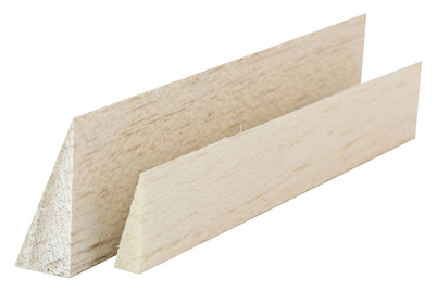 Image of Oecoplan Balsa Endleiste assymetrisch 5 x 15 mm, 1 m bei JUMBO
