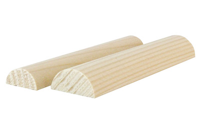 Image of Oecoplan Halbrundstab Fichte 15 mm 1 m bei JUMBO