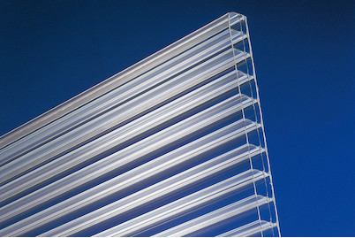 Image of Doppelstegplatten transparent 16 mm 98x300 cm