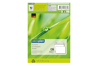 Image of Oecoplan Kuvert C6 50 Stück bei JUMBO