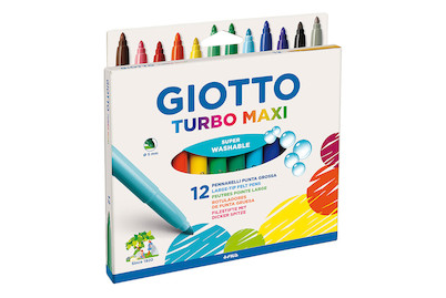 Image of Giotto Fasermaler Turbo Maxi 12 Stück bei JUMBO