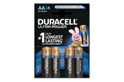 Image of Duracell Ultra Power Batterien Aa/Lr6, 4 Stk.