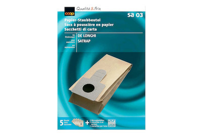 Image of Staubsaugerbeutel Papier Sa03 5 Stück bei JUMBO