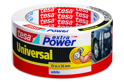 Image of Tesa Reparaturband Extra Power Universal 25 m x 50 mm weiss bei JUMBO