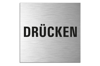 Image of Alu-Schild Drücken bei JUMBO