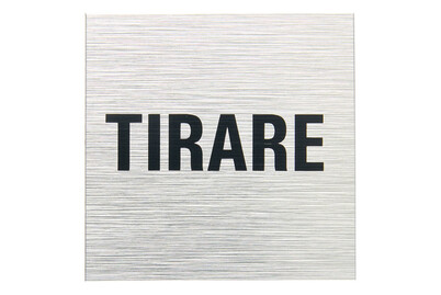 Image of Alu-Schild Tirare bei JUMBO