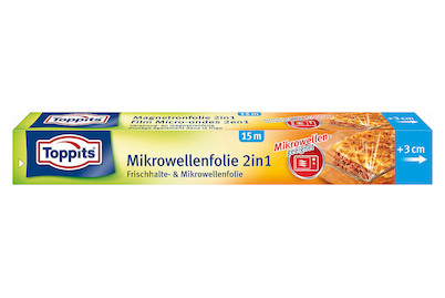 Image of Toppits Mikrowellenfolie 2in1, 15 m