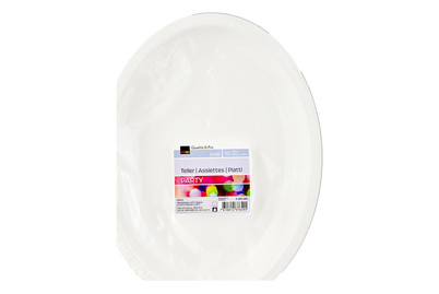 Image of Teller oval weiss 10 Stück bei JUMBO