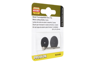 Image of Proxxon Trennsägeblatt 16/19/22 mit Träger bei JUMBO