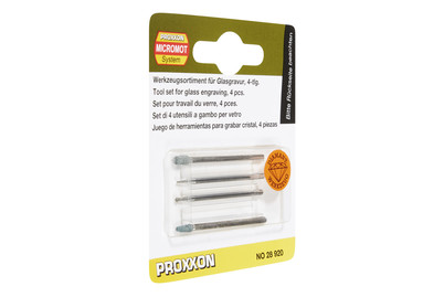 Image of Proxxon Werkzeugsortiment Glasbearbeitung 4-teilig bei JUMBO