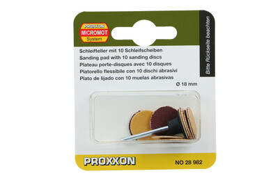 Image of Proxxon Schleifscheibe K100/150 10 Stück bei JUMBO