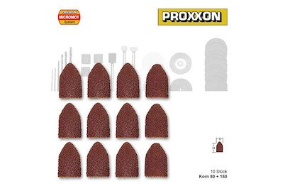 Image of Proxxon Schleifkappe K80/150 10 Stück bei JUMBO