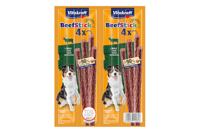 Image of Vitakraft Beef-Stick Hundesnack Wild 4x12g