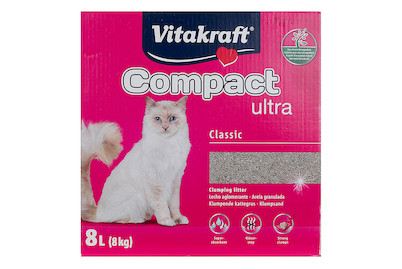 Image of Vitakraft Compact ultra Katzenstreu klumpend 8kg