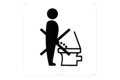 Image of Sticker Bitte hinsetzen bei JUMBO