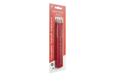 Image of Caran d'Ache Blister Bleistifte Edelweiss 4 St Hb-Fsc bei JUMBO