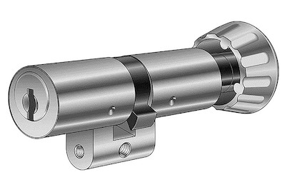Image of Drehknopfzylinder Typ Kaba vernickelt 32/32 bei JUMBO