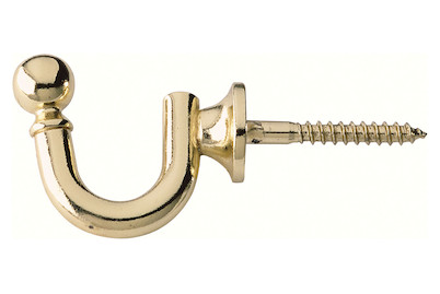 Image of Schraubenhaken glänzend vermessingt 584-30Zn5 bei JUMBO