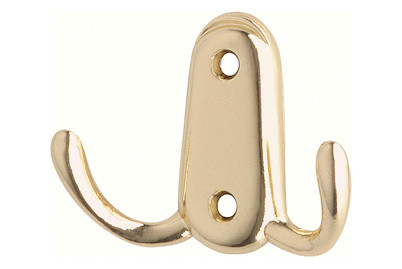 Image of Mantelhaken glänzend vermessingt bei JUMBO