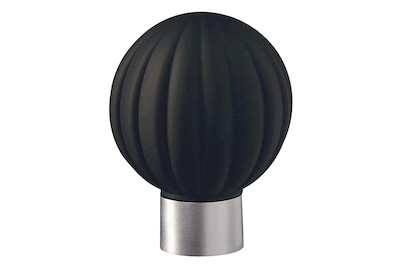 Image of Möbelknopf schwarz/weiss alu 0765-297T bei JUMBO