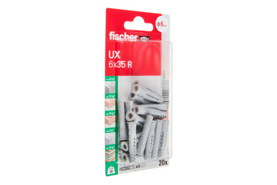 Image of Universaldübel UX 6x35 mm R K 20 Stück bei JUMBO