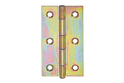 Image of Scharnier verzinkt schmal 82x44.5x1.2 mm bei JUMBO