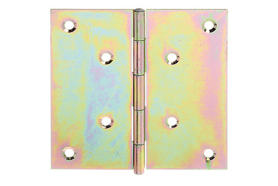 Image of Scharnier verzinkt kantig 100x99x1.2 mm bei JUMBO