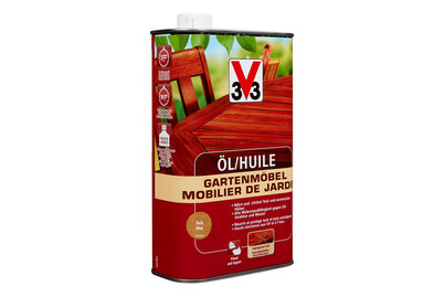 Image of V33 Gartenmöbelöl 1 l Honigfarben bei JUMBO