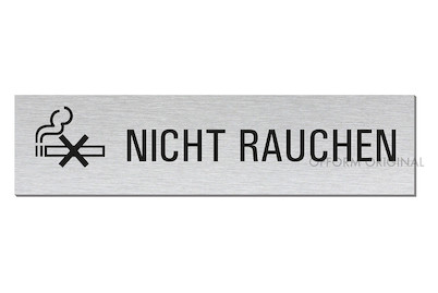 Image of Alu-Schild Nicht rauchen bei JUMBO
