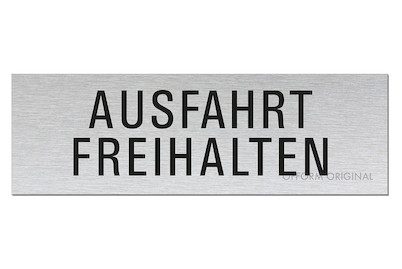 Image of Alu-Schild Ausfahrt freihalten bei JUMBO
