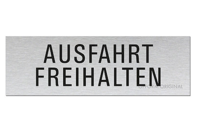 Image of Alu-Schild Ausfahrt freihalten