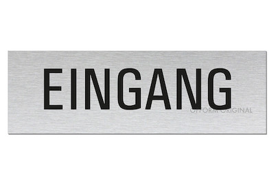 Image of Alu-Schild Eingang bei JUMBO