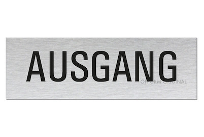 Image of Alu-Schild Ausgang