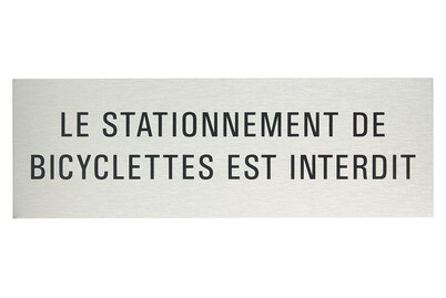 Image of Alu-Schild Ne pas deposer v. velos ici bei JUMBO