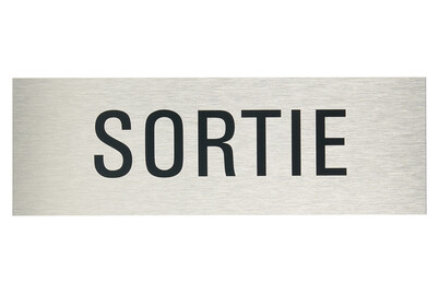 Image of Alu-Schild Sortie bei JUMBO