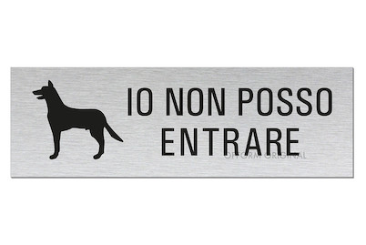 Image of Alu-Schild Io aspetto fuori bei JUMBO