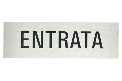 Image of Alu-Schild Entrata bei JUMBO