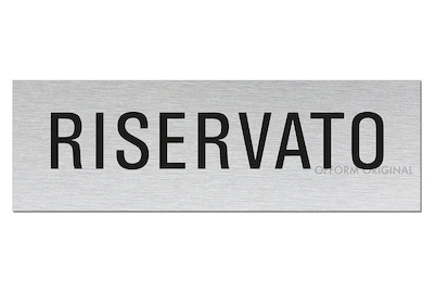 Image of Alu-Schild Riservato bei JUMBO
