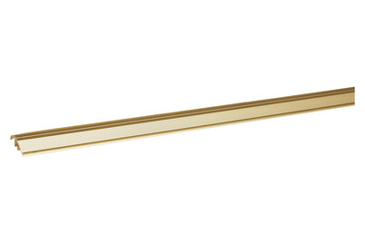 Image of Parkett Übergangsprofil Alu 1 m a=46 mm messing, geschrumpft bei JUMBO