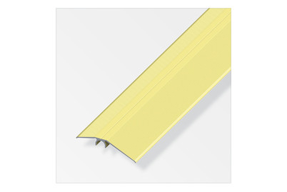 Image of Parkett Niveauausgleich Alu 2 m a=56 mm messing, geschrumpft bei JUMBO