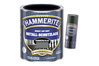 Image of Metall-Schutzlack Spray Hammerschlag 400 ml grau bei JUMBO