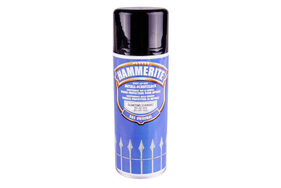 Image of Hammerite Metall-Schutzlack Spray hochglanz schwarz 400 ml