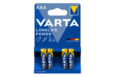 Image of Varta Longlife Power AAA 4er Bli