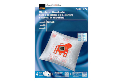 Image of Qualité & Prix Staubsaugerbeutel Microfaser Sa+25 4 Stück bei JUMBO