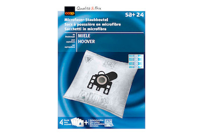 Image of Qualité & Prix Staubsaugerbeutel Microfaser Sa+24 4 Stück bei JUMBO