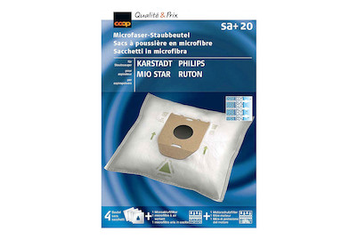 Image of Qualité & Prix Microfaser-Staubbeutel, SA+ 20 bei JUMBO